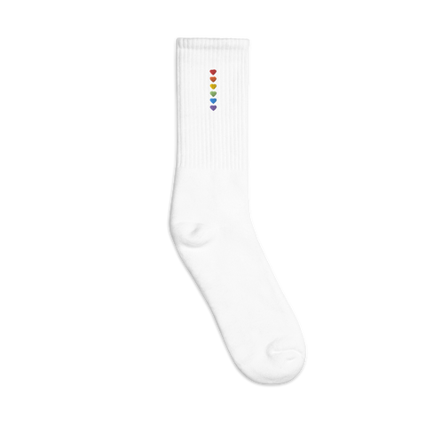 Aligned Hearts Sock